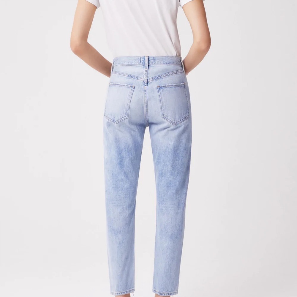 AGOLDE RILEY HIGH RISE STRAIGHT CROP in color Shatter (sold out size) - Picture 3 of 10